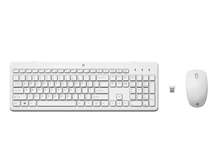 HP 230 Wireless Mouse Keyboard Combo - White - EST For Sale