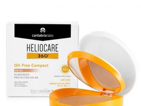 HELIOCARE 360 OIL-FREE APSAUGINĖ KOMPAKTINĖ PUDRA SPF50, 10 G (Beige) +dovana Sale