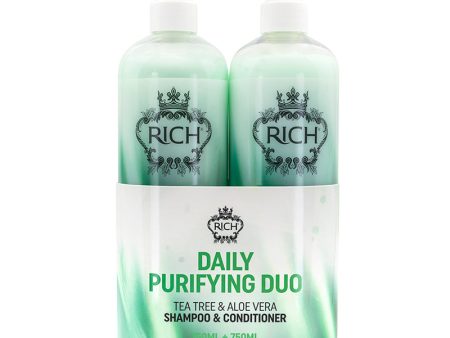 RICH Tea Tree and Aloe Vera purifying shampoo and conditioner Supply