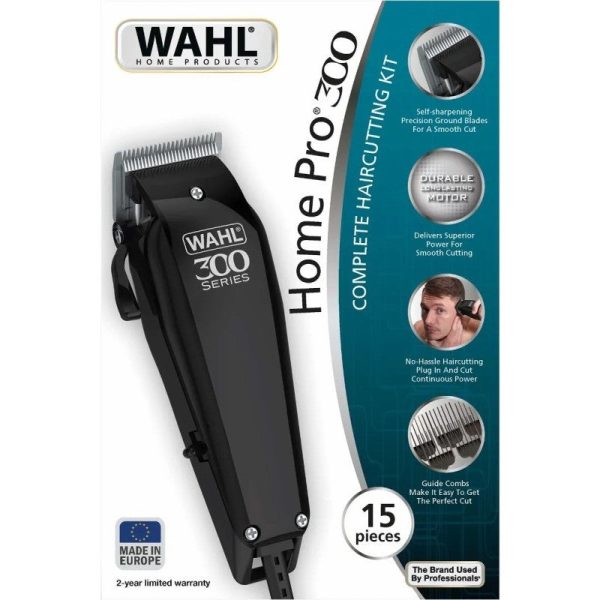 Plaukų kirpimo mašinėlė WAHL Home Pro 300 Series Hair Clipper WAH20102-0460, laidinė, juodos spalvos Sale