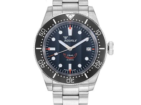 Squale 1545BKBKC.AC Swiss Automatic Dive Wristwatch For Cheap