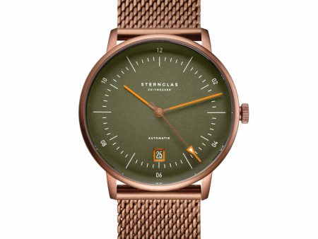 Sternglas S02-NAR19-MI11 Naos Edition Bronze Automatic Wristwatch Online now