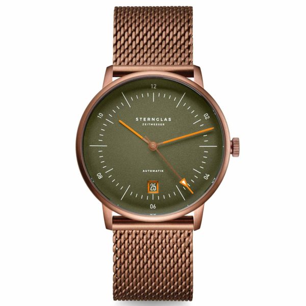 Sternglas S02-NAR19-MI11 Naos Edition Bronze Automatic Wristwatch Online now