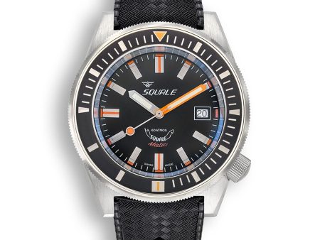 Squale MATICXSG.HT 600 Meter Swiss Automatic Dive Wristwatch Rubber Hot on Sale