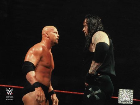 Stone Cold Steve Austin & The Undertaker 8  x 10  WWE Wrestling Photo For Cheap