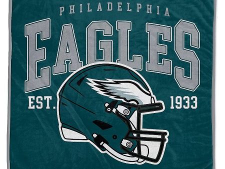 Philadelphia Eagles 50  x 60  Vintage Arch Block Blanket Sale