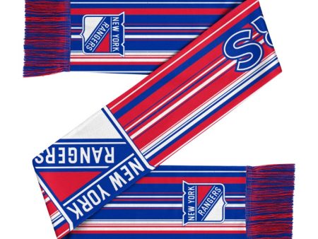 New York Rangers Hyper Stripe Big Logo Scarf Online now