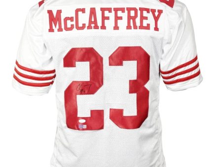 Christian McCaffrey San Francisco 49ers Autographed Football Jersey Cheap