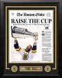 Boston Bruins 2011 Stanley Cup Champions Framed Boston Globe Photo Online