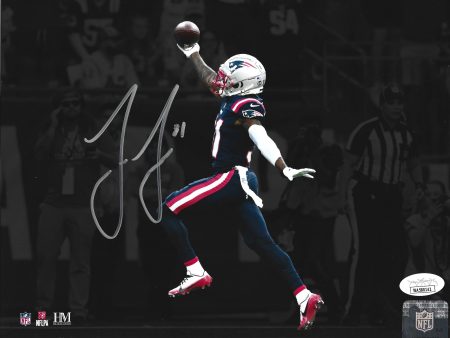 Jonathan Jones Interception Return New England Patriots Autographed 11  x 14  Football Photo Online now