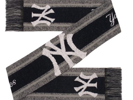 New York Yankees Charcoal Logo Scarf For Sale