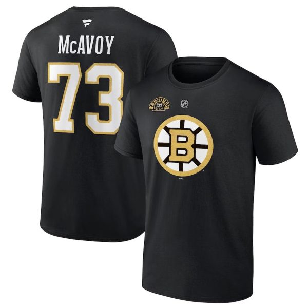 Charlie McAvoy Boston Bruins 100th Centennial Gold Player Shirt For Cheap