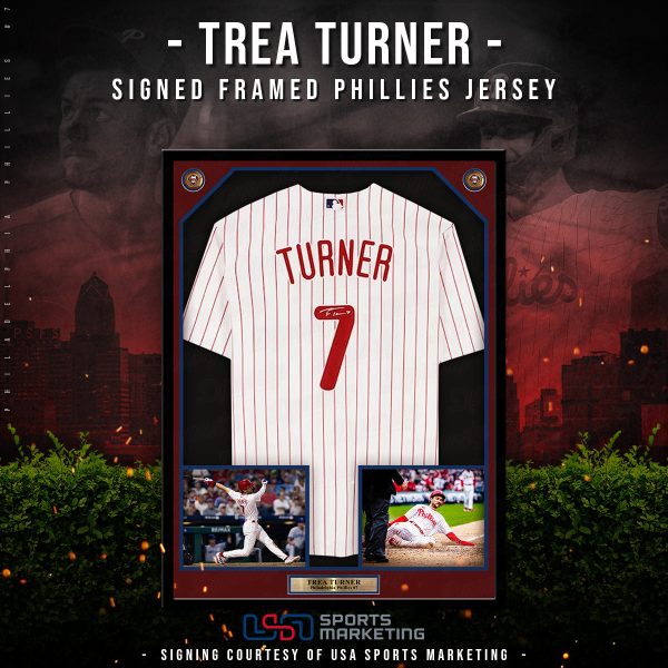 Trea Turner Philadelphia Phillies Autographed Jersey | Pre-Sale Opportunity For Cheap