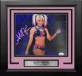 Alexa Bliss Making Her Entrance Autographed Framed WWE Wrestling Photo Discount