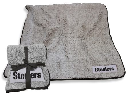 Pittsburgh Steelers 50  x 60  Frosty Fleece Throw Blanket on Sale