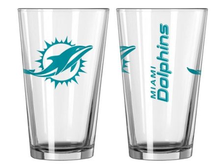 Miami Dolphins Game Day Pint Glass Online