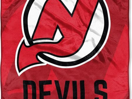 New Jersey Devils 46  x 60  Micro Raschel Throw Blanket on Sale