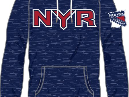 New York Rangers Mitchell & Ness Legendary Slub Long-Sleeve Hoodie Discount