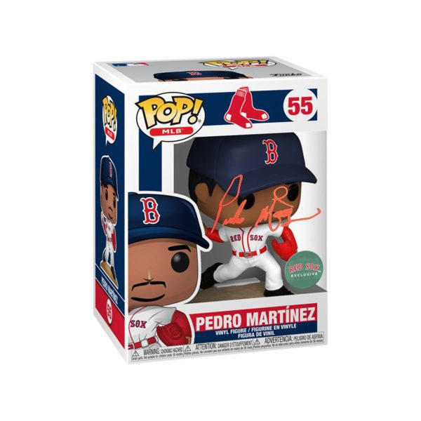 Pedro Martinez Boston Red Sox Autographed Funko Pop Fenway Park Exclusive For Sale