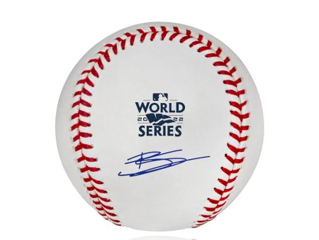 Bryson Stott Philadelphia Phillies Autographed 2022 World Series Official Major League Baseball Online Sale