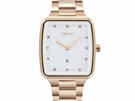 Obaku V271LDVWSV Women s Fjord Lille-Fuschia Wristwatch Sale