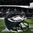 Boston Scott Philadelphia Eagles Autographed Football Mini-Helmet - Dynasty Sports Authenticated Cheap