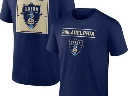 Philadelphia Union Navy Blue Amazing Goal Short-Sleeve T-Shirt For Cheap