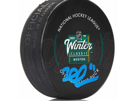 Brad Marchand Boston Bruins Autographed Official 2023 Winter Classic Game Hockey Puck Sale