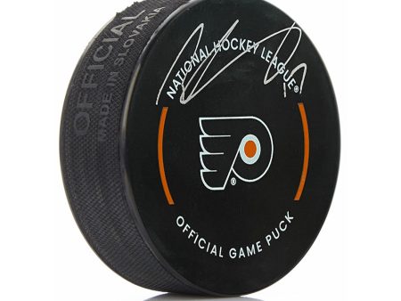 Wayne Simmonds Autographed Philadelphia Flyers Hockey Game Model Puck For Cheap