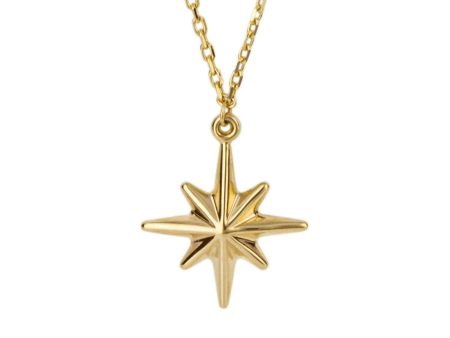 Elements Gold GN382 Star Burst Necklace Discount