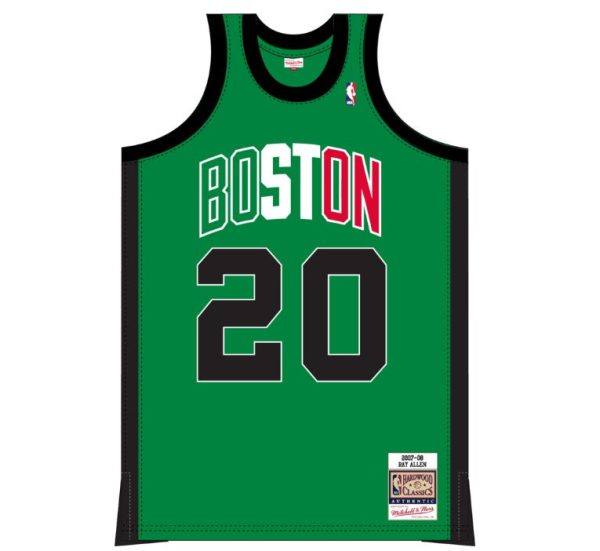 Ray Allen Boston Celtics Mitchell & Ness Irish Green 2007-2008 Authentic Jersey Hot on Sale