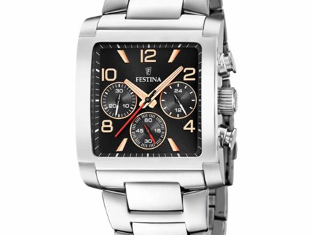 Festina F20652 4 Men s On The Square Chronograph Wristwatch Supply