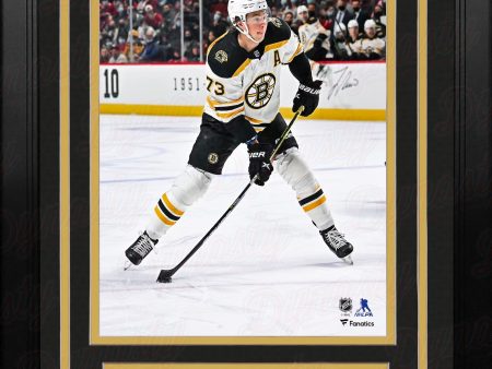 Charlie McAvoy in Action Boston Bruins 8  x 10  Framed Vertical Hockey Photo Sale