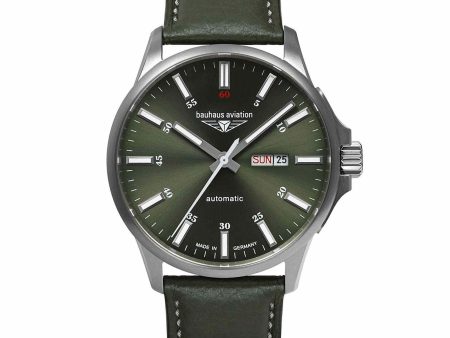 Bauhaus Aviation 28664 Men s Day Date Automatic Wristwatch Hot on Sale