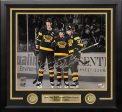 Zdeno Chara, Brad Marchand, Patrice Bergeron Boston Bruins Autographed 16x20 Framed Blackout Photo Discount