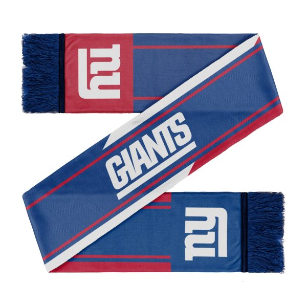 New York Giants Colorwave Wordmark Scarf on Sale