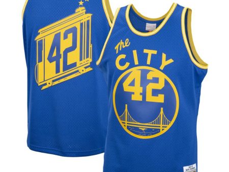 Nate Thurmond San Francisco Warriors Mitchell & Ness Blue Hardwood Classics 1966-67 Swingman Jersey Discount