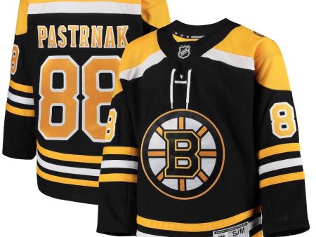 David Pastrnak Boston Bruins Youth Home Premier Player Jersey - Black For Cheap