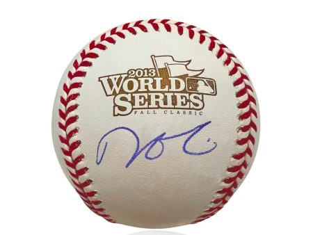 Dustin Pedroia Boston Red Sox Autographed 2013 World Series Baseball For Cheap