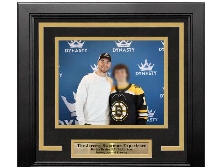 Jeremy Swayman Boston Bruins Photo-Op Frame Kit Online now