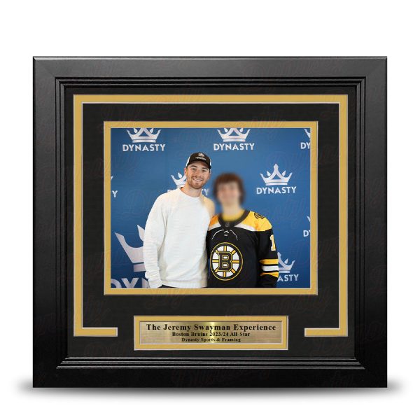 Jeremy Swayman Boston Bruins Photo-Op Frame Kit Online now