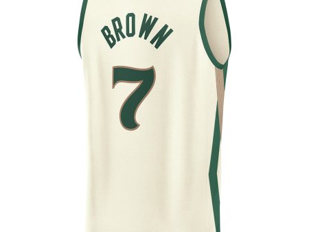 Jaylen Brown Boston Celtics City Edition Fast Break Player Jersey Supply