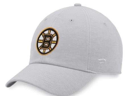 Boston Bruins Logo Adjustable Hat - Heather Gray Hot on Sale