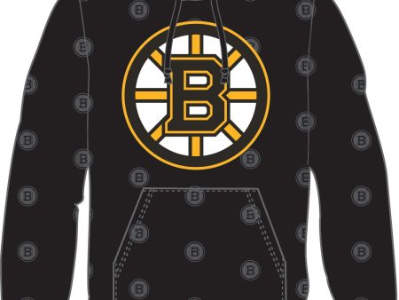 Boston Bruins Mitchell & Ness All Over Print Fleece Hoodie Hot on Sale