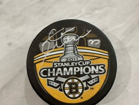 Zdeno Chara Boston Bruins Autographed 2011 Stanley Cup Champions Hockey Puck Cheap