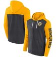 Boston Bruins Down and Distance Full-Zip Hoodie - Heather Charcoal Supply