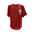 Philadelphia Phillies Red Logo Baseball Jersey Supply