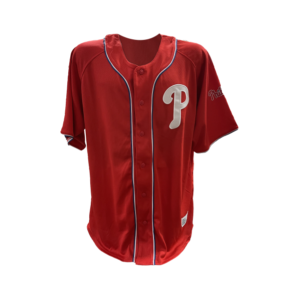 Philadelphia Phillies Red Logo Baseball Jersey Supply