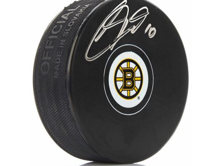 AJ Greer Boston Bruins Autographed Hockey Puck Hot on Sale