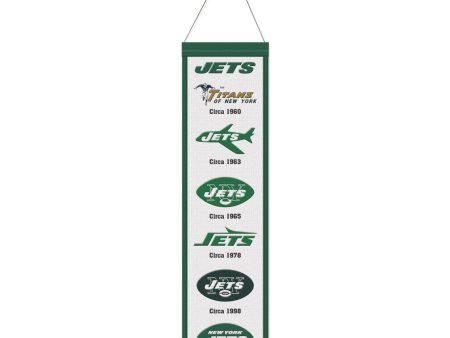 New York Jets 8  x 32  Evolution Wool Banner For Discount